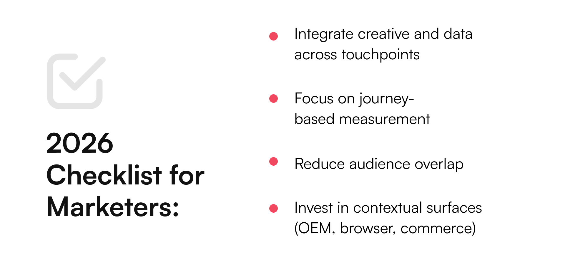 Checklist for Marketers for 2026 Budget Planning